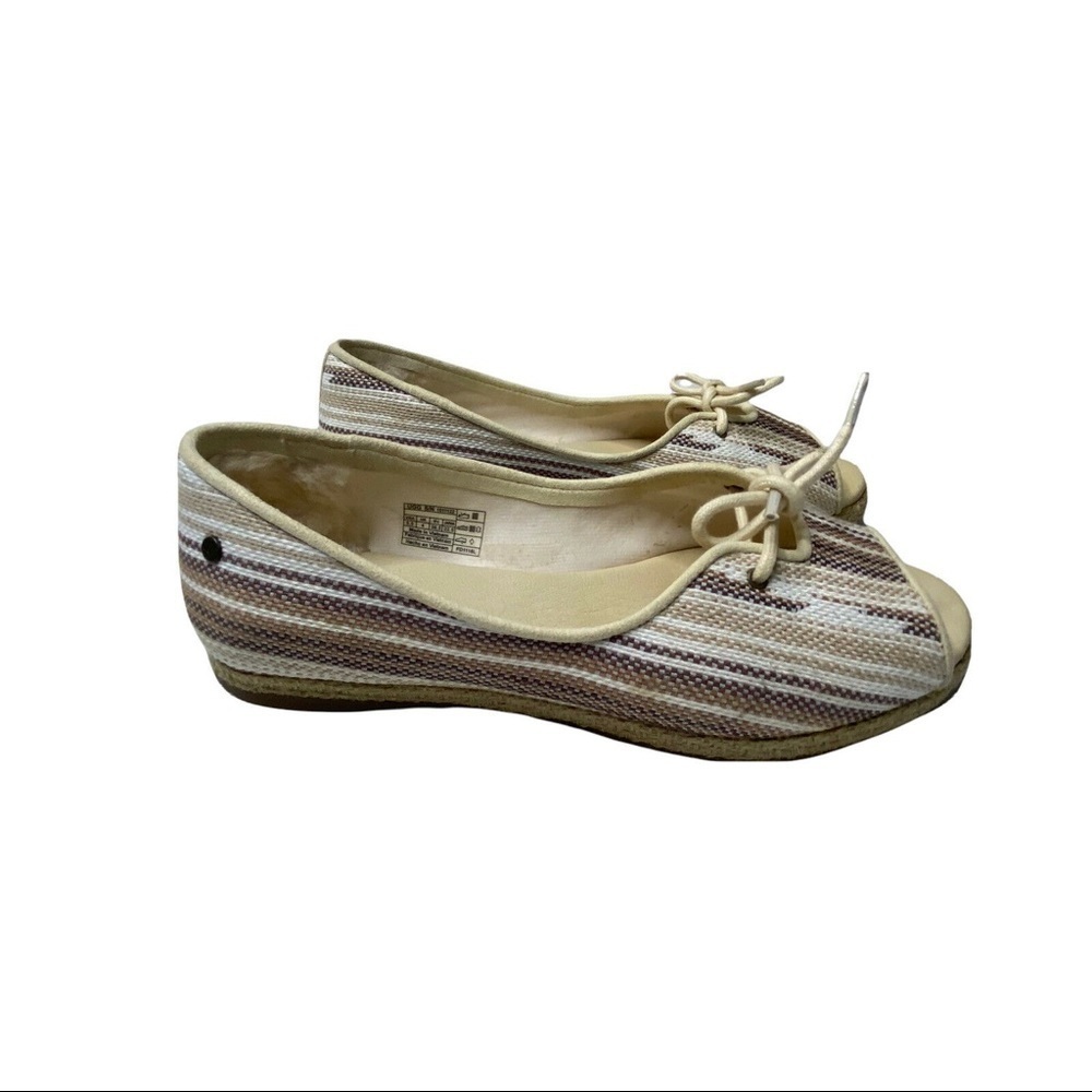 Ugg Marleigh Serape Open Toe Espadrille Flat Shoes Womens Sz 5.5.